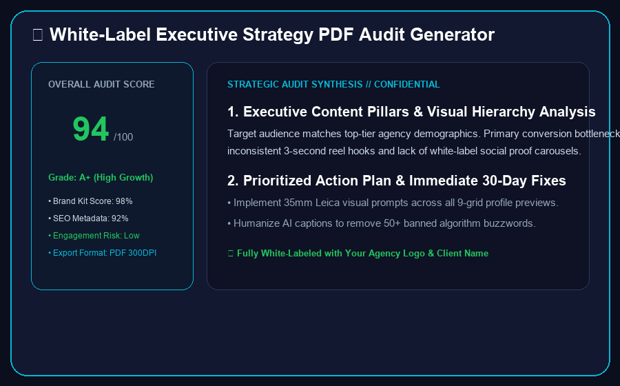 White-Label PDF Audit Reports Preview